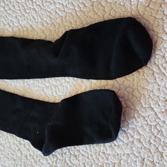 Cato Preppy Jeweled Black Knee High Stocking Socks - Picture 5 of 7